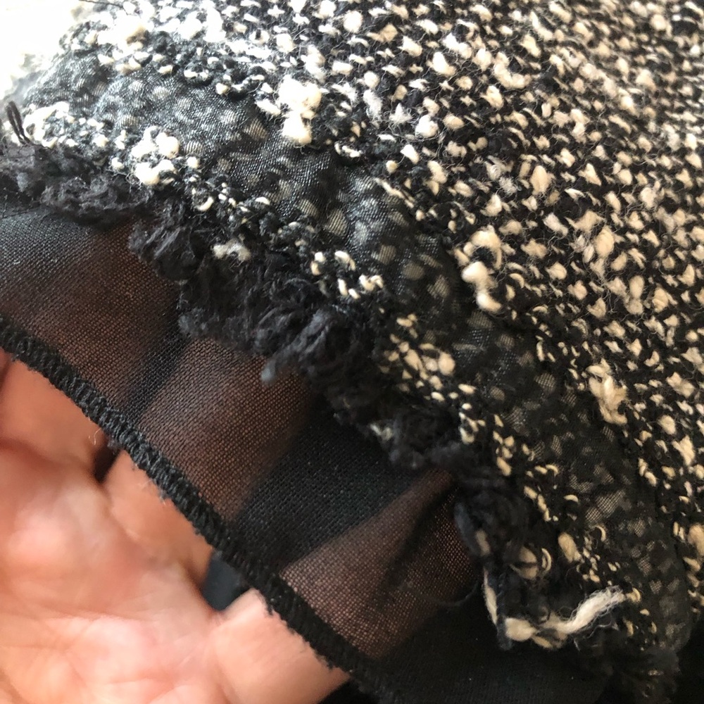 Women's Black Tweed Jacket - Picture 4 of 4